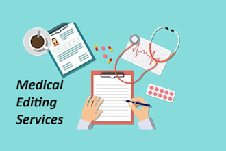 do scientific and medical editing of your documents