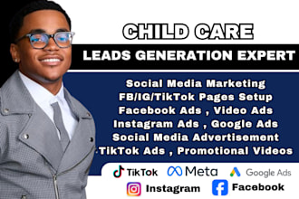 child care leads daycare leads preschool facebook ads kindergarten google ads