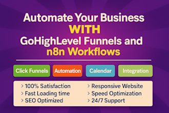 automate your business with gohighlevel funnels and n8n workflows