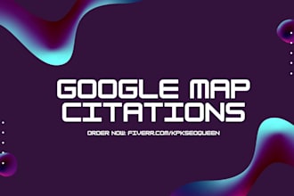 create 70,000 google map citations manually for canada local SEO and gmb ranking