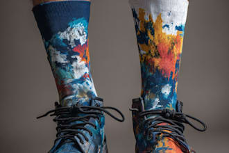 create a sublimation socks design