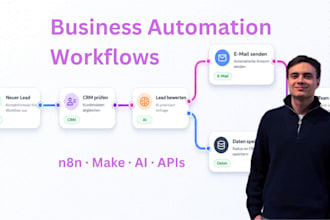 build business automations with n8n, ai and apis