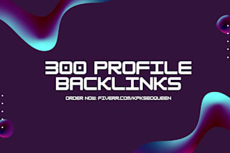 powerful 300 profile backlinks for germany high authority SEO links