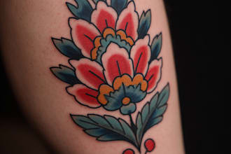 create a tattoo design of tattoo sleeve