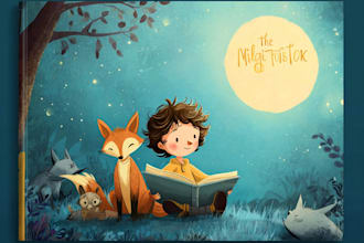 do children book cover illustration or KDP book cover
