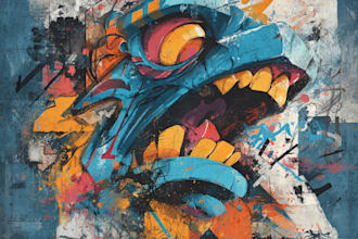 do illustration expresionism art, graffity, abstract