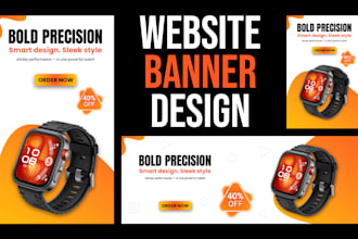 design awesome website banners, slider images, web images