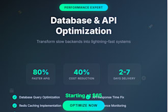 optimize your database performance and fix slow python API responses
