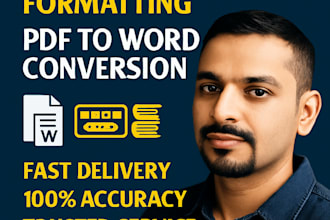 convert PDF, images or handwritten text into editable word or excel with