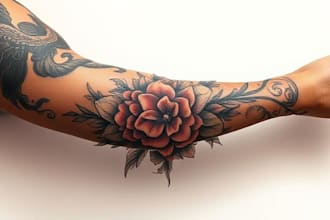 create a tattoo design of tattoo sleeve