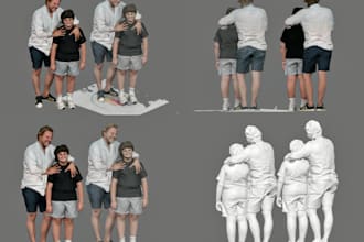 3d scan cleanup anatomy fix print ready model enhancement