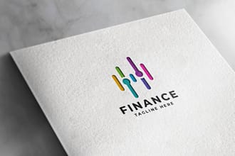 o finance, marketing, insurance, financial logo