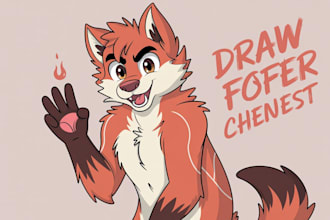 custom furry art for your characters