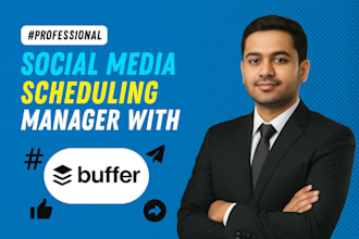 schedule your social media posts with buffer, hootsuite, etc