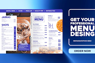 design modern menu restaurant menu digital menu