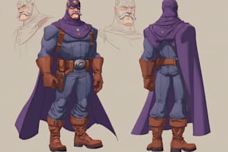 draw you a superhero character