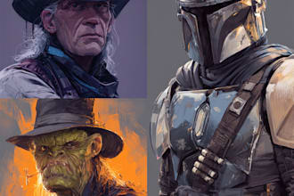 design your sci fi and star wars character