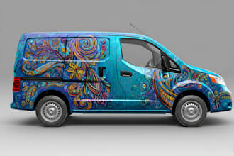 design vehicle wrap and truck decals