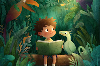 make children book illustrations and kids cover illustration
