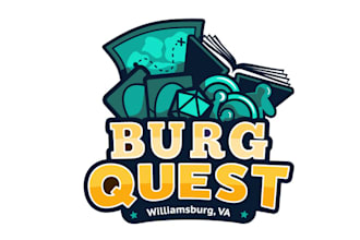 make unique adventurous tabletop gaming festival logo