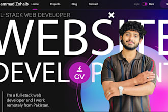 design websites front end back end full stack developer