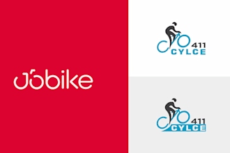 design an unique bicycle club logo for your company