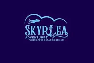 design wonderful travels far logo