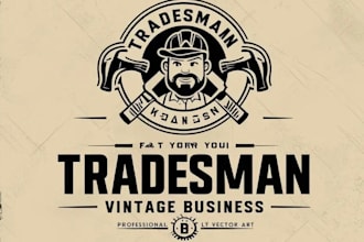 design excellent handyman, tradesman logo design