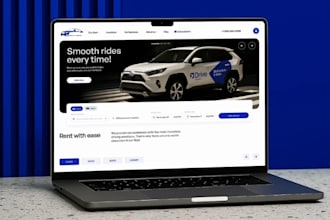 build car rental booking website and car dealership website