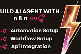 build automation and ai agents using n8n and gpt and apis