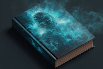 do fantasy book cover, paperback cover, or kindle cover art