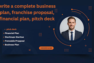 business plan franchise proposal financial plan pitch deck
