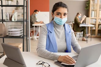 be a professional medical virtual assistant for clinics and healthcare practices