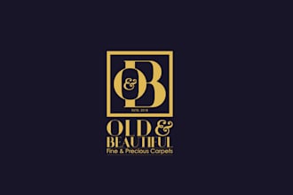 design a modern monogram or initial letter logo