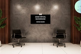 design fully customized office meeting zoom   backgrounds