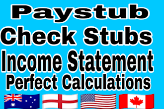 make perfect paystub, check stub, and payroll