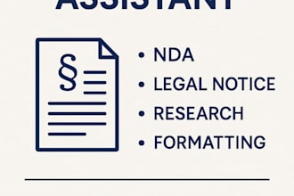be your legal virtual assistant