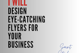 design and professional flyers or posters for your brand