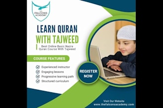 teach you quran with tajweed and translation