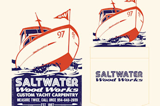 design a professional carpentry, woodcraft, and furniture logo