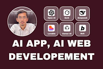 develop ai website, ai chatbot, ai web application, ai software developer
