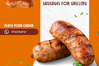 design a social media poster for a restaurant