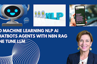 do machine learning nlp ai chatbots agents with n8n rag fine tune llm langgraph