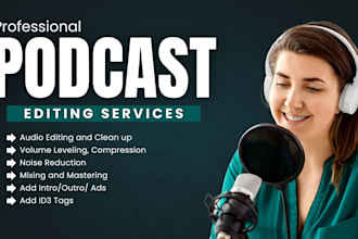 edit your podcast audio for a clean, studio quality sound