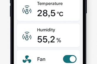 develop ai mobile app iot automation systems arduino esp32