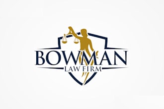 design professional modern attorney, legal and law firm logo