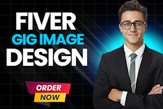 create clickable gig image, fiverr gig picture and gig cover