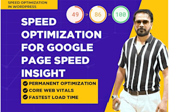 do wordpress speed optimization in 24hr