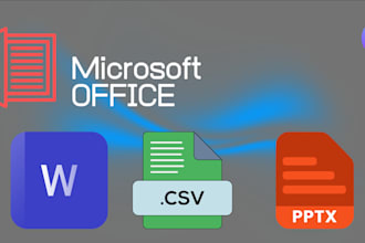 complete your ms word or excel and powerpoint documents professionally