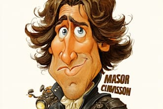 draw nice cartoons and caricatures